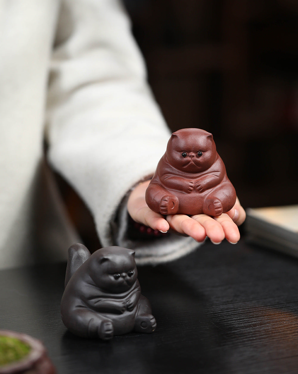 气鼓鼓猫 — 宜兴紫砂茶宠
