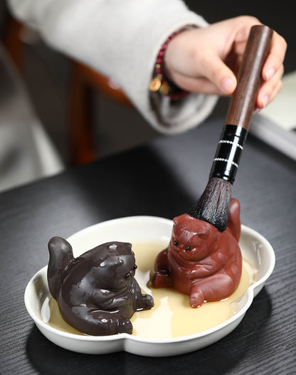 气鼓鼓猫 — 宜兴紫砂茶宠