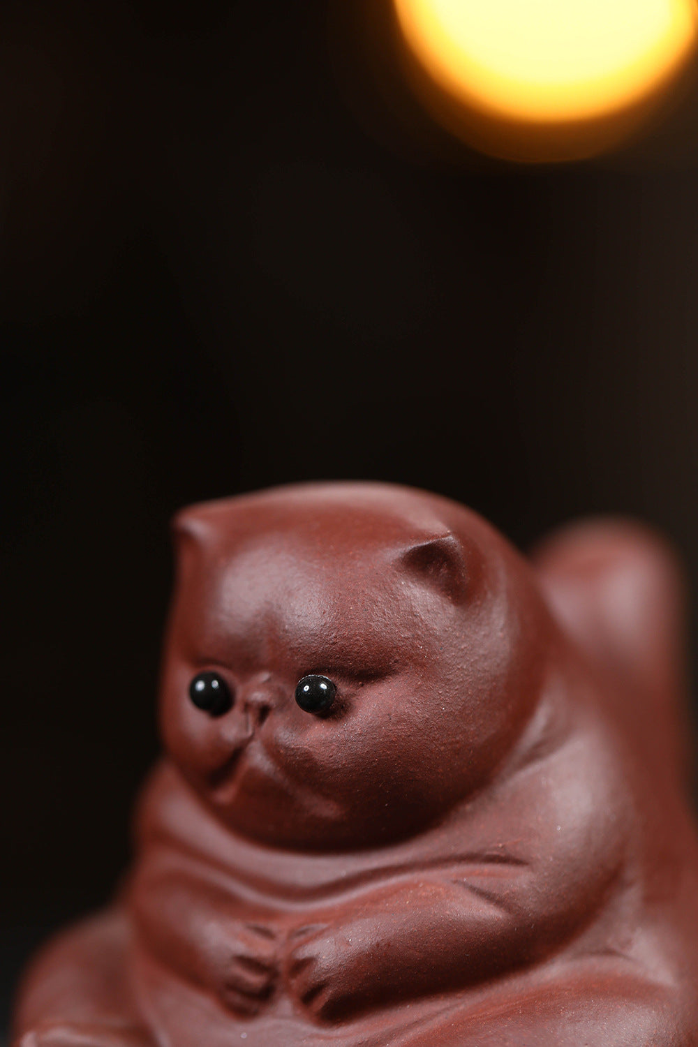 气鼓鼓猫 — 宜兴紫砂茶宠