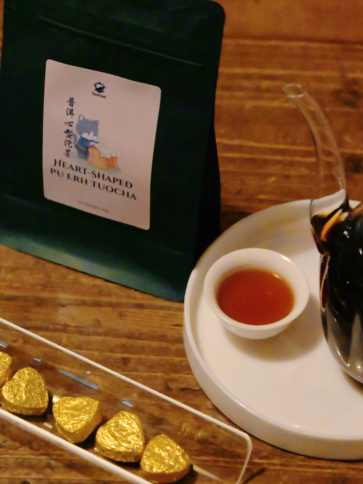 Heart-Shaped Pu Erh Tuocha