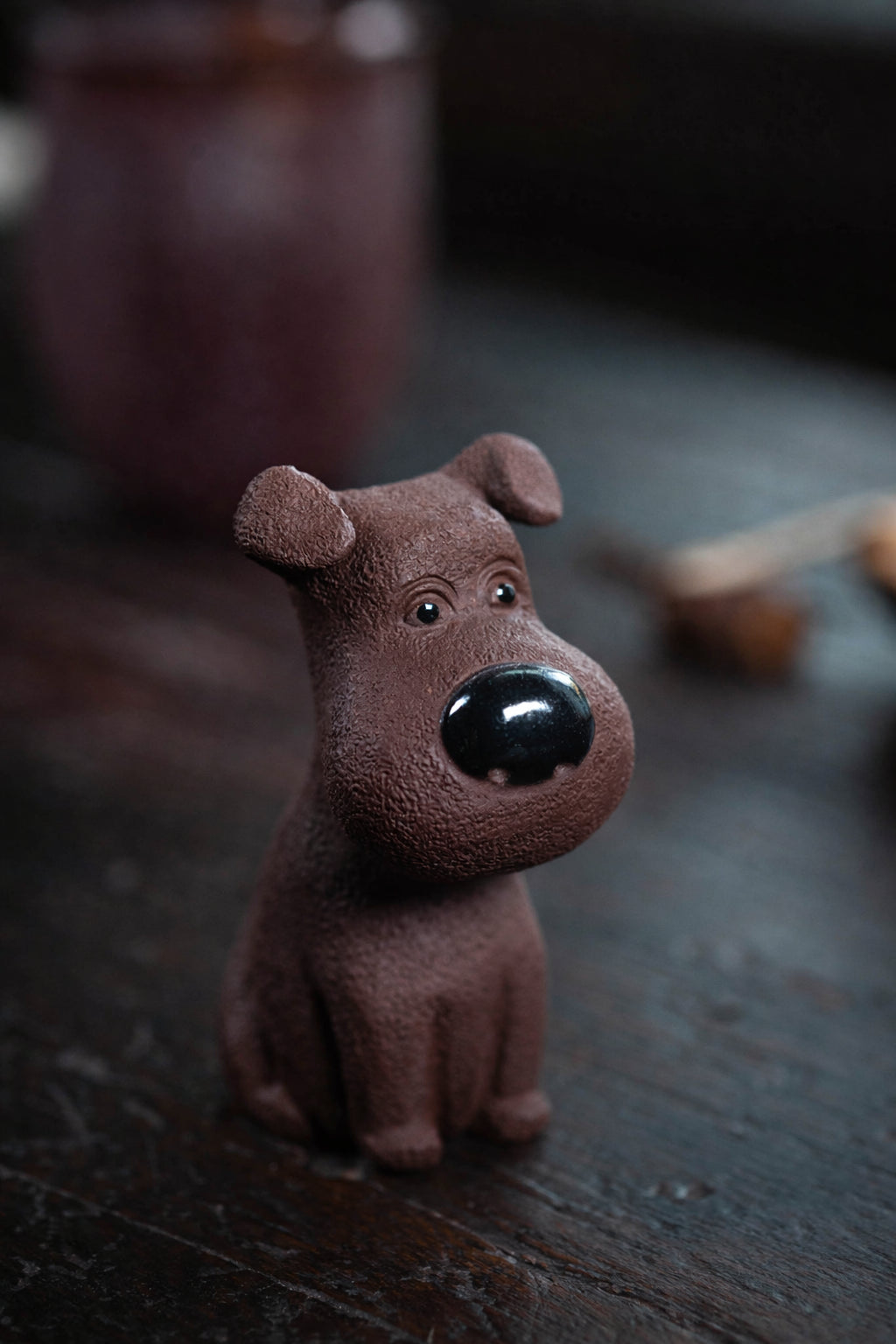 Yixing Purple Clay Puppy Tea Pet